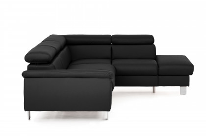 Micky von COTTA - Ecksofa Variante rechts black