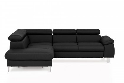 Micky von COTTA - Ecksofa Variante links black