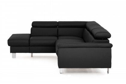 Micky von COTTA - Ecksofa Variante links black