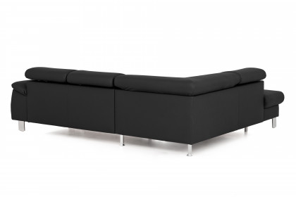 Micky von COTTA - Ecksofa Variante links black