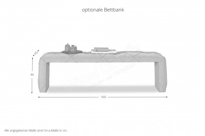 Magnifique von Serta - Boxspringbett in Cement