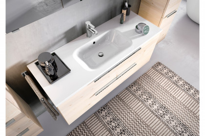 Serie 6110 von Pelipal - Badezimmer Polar Pine/ Chrom Glanz