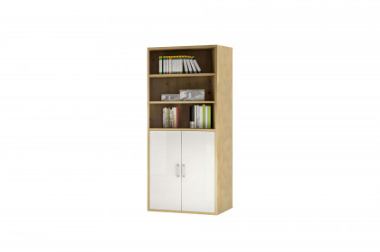 Big Profi Office von Mäusbacher - hoher Aktenschrank mit ESG-Sicherheitsglas
