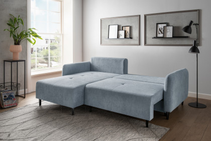 Mara von Benformato - Ecksofa Variante links hellblau
