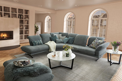 24670 Olivia von Willi Schillig - Ledersofa Variante links eucalyptus