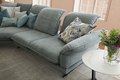 24670 Olivia von Willi Schillig - Ledersofa Variante links eucalyptus