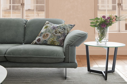 24670 Olivia von Willi Schillig - Ledersofa Variante links eucalyptus
