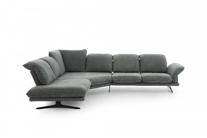24670 Olivia von Willi Schillig - Ledersofa Variante links eucalyptus