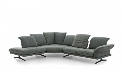 24670 Olivia von Willi Schillig - Ledersofa Variante links eucalyptus