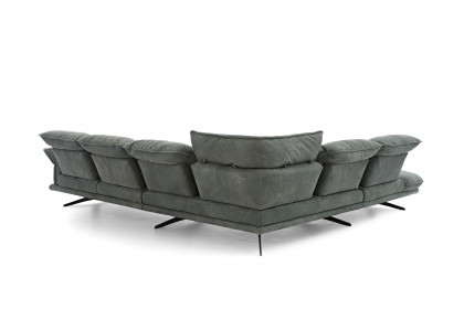 24670 Olivia von Willi Schillig - Ledersofa Variante links eucalyptus