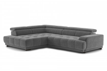 Polaris-LE25 von COTTA - Couchgarnitur links anthracite
