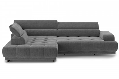 Polaris-LE25 von COTTA - Couchgarnitur links anthracite