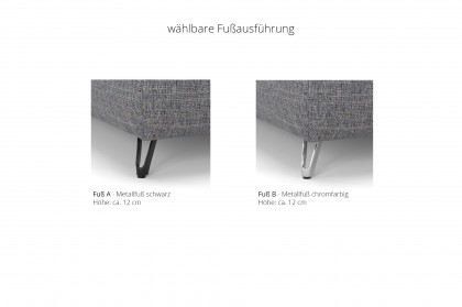 Treviso I von COTTA - Boxspringbett black