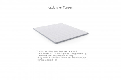 Treviso I von COTTA - Boxspringbett black
