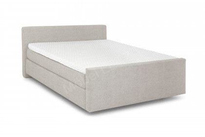 Asetto von Fey - Boxspringbett Easy in Almond milk mit Fußteil