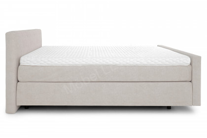 Asetto von Fey - Boxspringbett Easy in Almond milk mit Fußteil