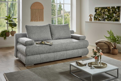 Borna-SO350 von Sun Garden - Schlafsofa grau