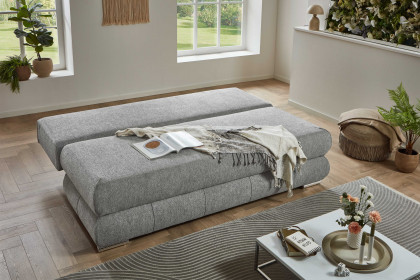 Borna-SO350 von Sun Garden - Schlafsofa grau