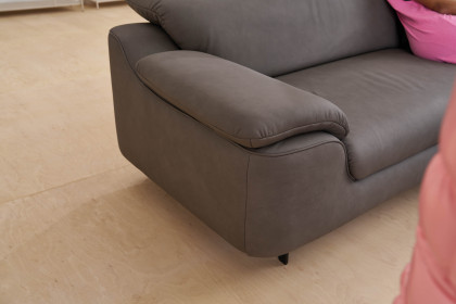1571 von Himolla - Ledersofa Variante rechts arctic