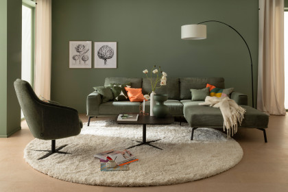 Stage von SCHÖNER WOHNEN - Ecksofa rechts moos