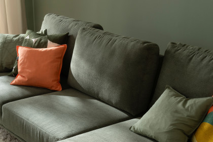 Stage von SCHÖNER WOHNEN - Ecksofa rechts moos