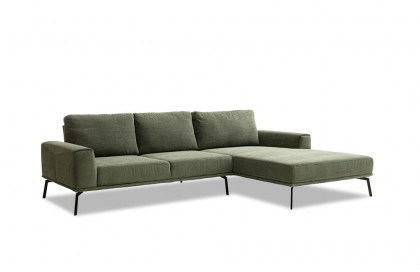 Stage von SCHÖNER WOHNEN - Ecksofa rechts moos