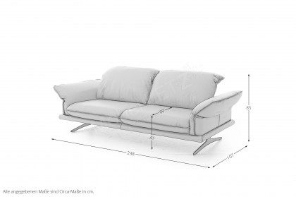 24670 Olivia von Willi Schillig - Ledersofa elephant