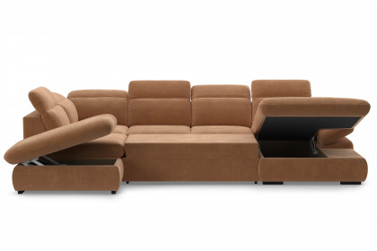 Lorena von COTTA - Sofalandschaft links cognac
