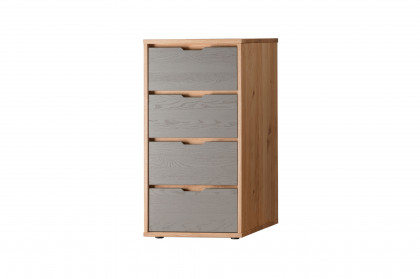 Alabama von Nature Living - Kommode Wildeiche Front grau