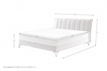 Eagle-Dream I von COTTA - Boxspringbett cream