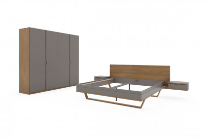 Alabama von Nature Living - Schlafzimmer Wildeiche - grau
