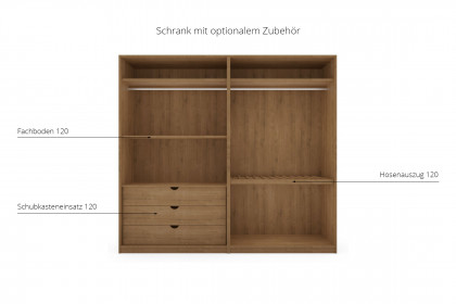 Alabama von Nature Living - Schlafzimmer Wildeiche - grau