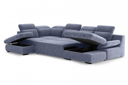 Lorena von COTTA - Wohnlandschaft Variante links blue