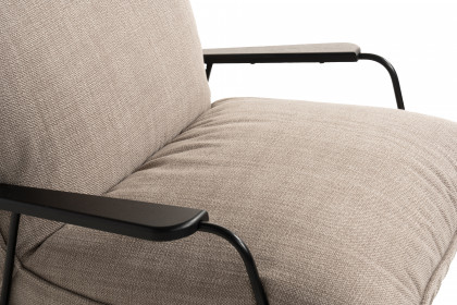 Fluffy von designwerk - Polstersessel taupe