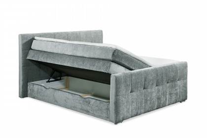 Ratio von Sofa-Team - Boxspringbett silber