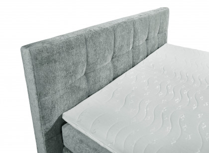 Ratio von Sofa-Team - Boxspringbett silber