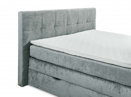 Ratio von Sofa-Team - Boxspringbett silber