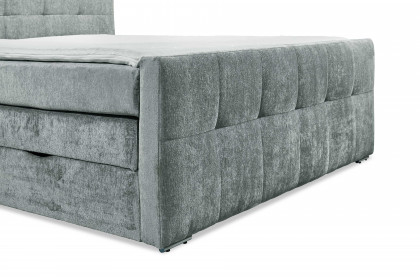 Ratio von Sofa-Team - Boxspringbett silber