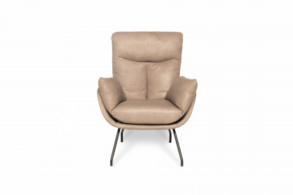 Prima-LE25 von designwerk - Ruhesessel beige