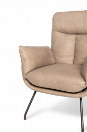 Prima-LE25 von designwerk - Ruhesessel beige