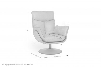 Prima-LE25 von designwerk - Polstersessel mud