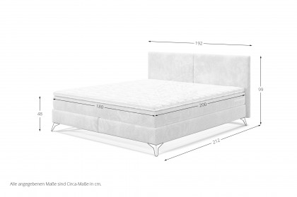 Eagle-Dream II von COTTA - Boxspringbett cream