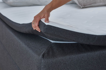 Surrey-BX2520 von Sun Garden - Boxspringbett 180 anthrazit