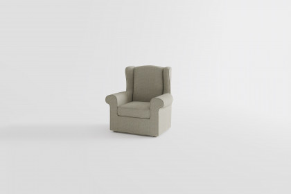 Madonna von Primavera Furniture - Hochlehnsessel hellgrau