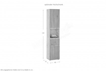Austin-Care von BEGA - Badezimmer in Wild Oak mit Türen