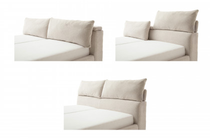 Malindi von lindaro - Polsterbett cremebeige