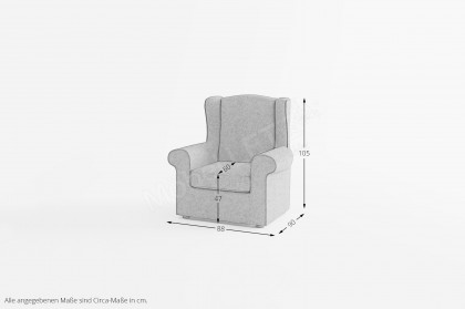 Madonna von Primavera Furniture - Solitärsessel braun