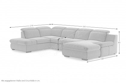 Lorena von COTTA - Couchlandschaft links mud