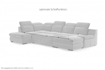 Lorena von COTTA - Couchlandschaft links mud