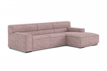 Kubo-LE25 von COTTA - Polstersofa rechts old-rose